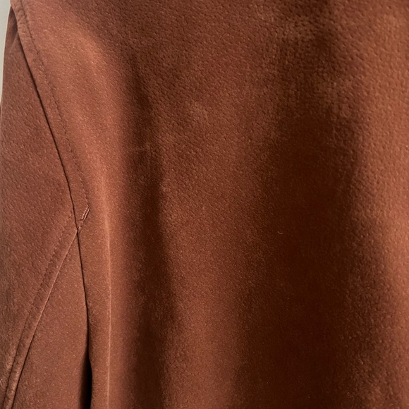 faux suede brown jacket - Picture 4 of 4